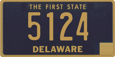 DE license plate 5124