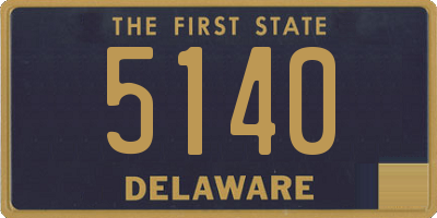 DE license plate 5140