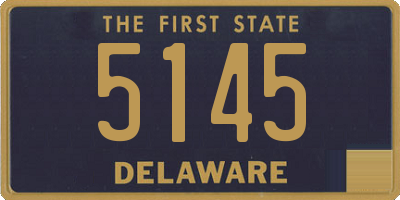 DE license plate 5145