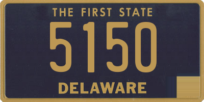 DE license plate 5150