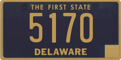 DE license plate 5170