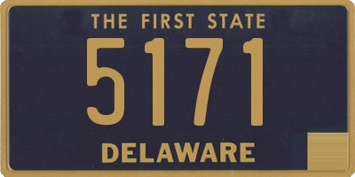 DE license plate 5171