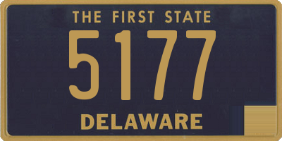 DE license plate 5177
