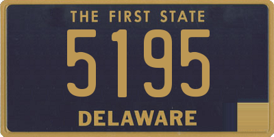 DE license plate 5195
