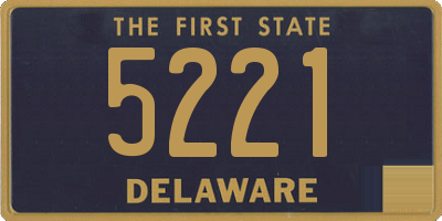 DE license plate 5221