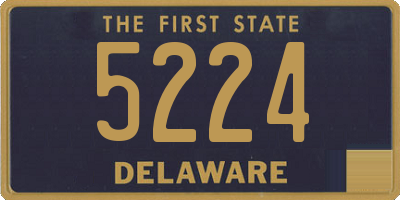 DE license plate 5224