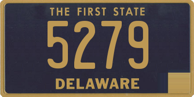 DE license plate 5279