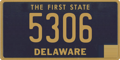 DE license plate 5306