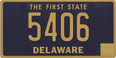 DE license plate 5406