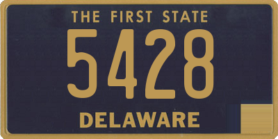 DE license plate 5428