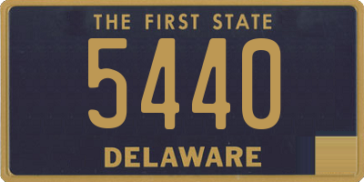 DE license plate 5440