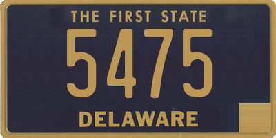 DE license plate 5475