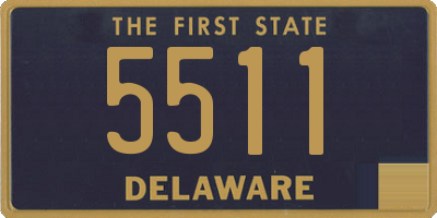 DE license plate 5511