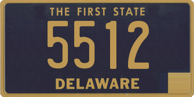DE license plate 5512