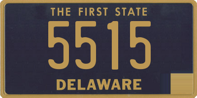 DE license plate 5515