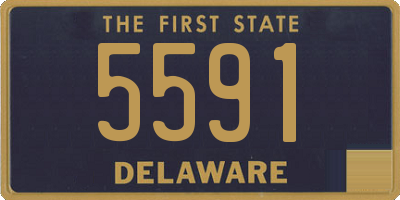 DE license plate 5591
