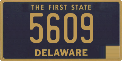 DE license plate 5609