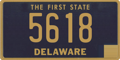 DE license plate 5618