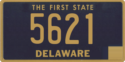 DE license plate 5621
