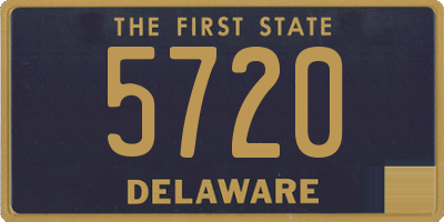 DE license plate 5720
