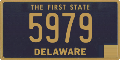 DE license plate 5979