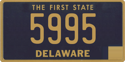 DE license plate 5995