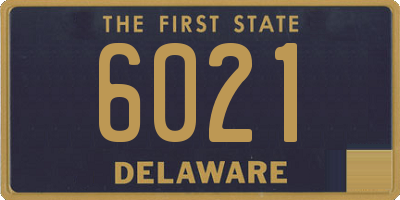 DE license plate 6021