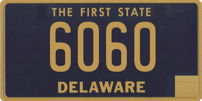 DE license plate 6060