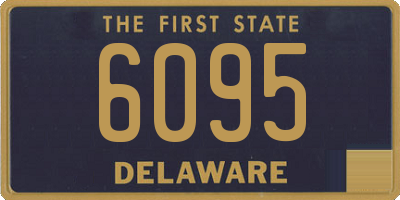 DE license plate 6095