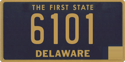 DE license plate 6101