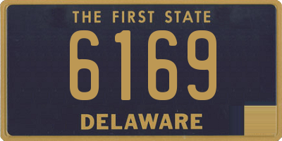 DE license plate 6169