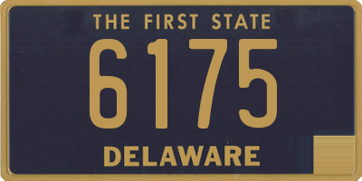DE license plate 6175