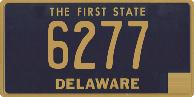 DE license plate 6277