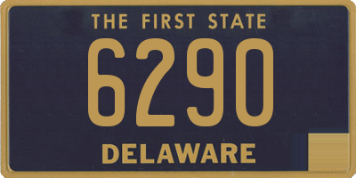 DE license plate 6290
