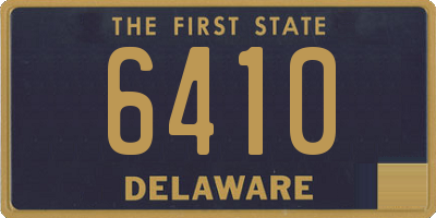 DE license plate 6410