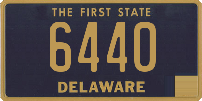 DE license plate 6440