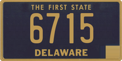 DE license plate 6715