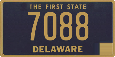DE license plate 7088
