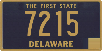 DE license plate 7215