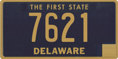 DE license plate 7621