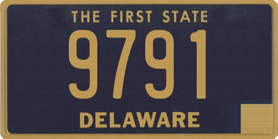 DE license plate 9791