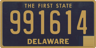 DE license plate 991614