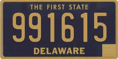 DE license plate 991615