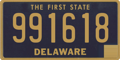 DE license plate 991618
