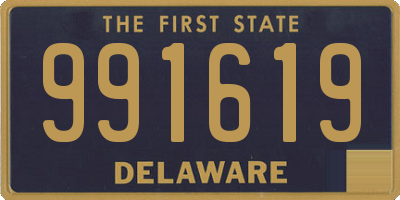 DE license plate 991619