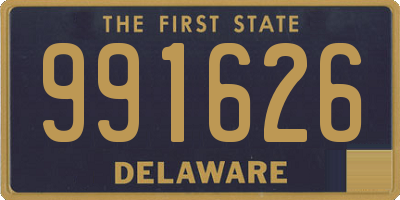 DE license plate 991626