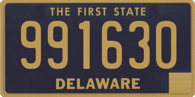 DE license plate 991630