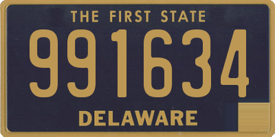 DE license plate 991634