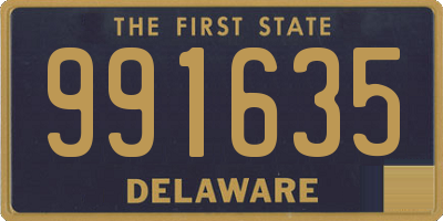 DE license plate 991635