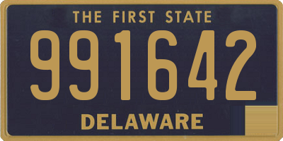 DE license plate 991642